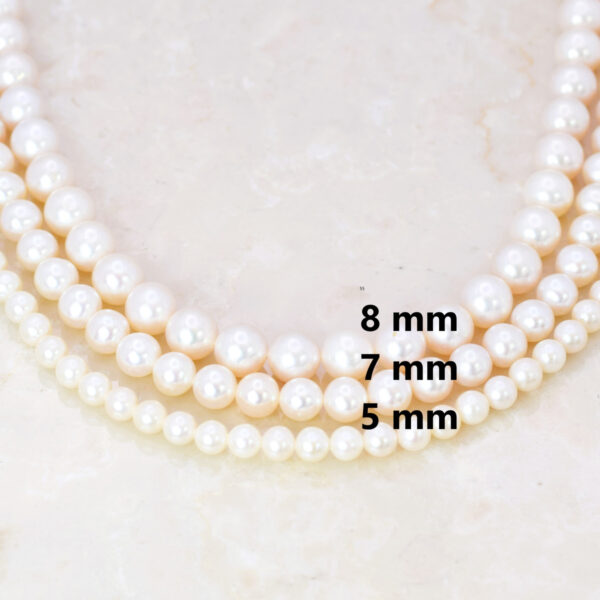 Bracciale di Perle con Chiusura a Fiore - immagine 2